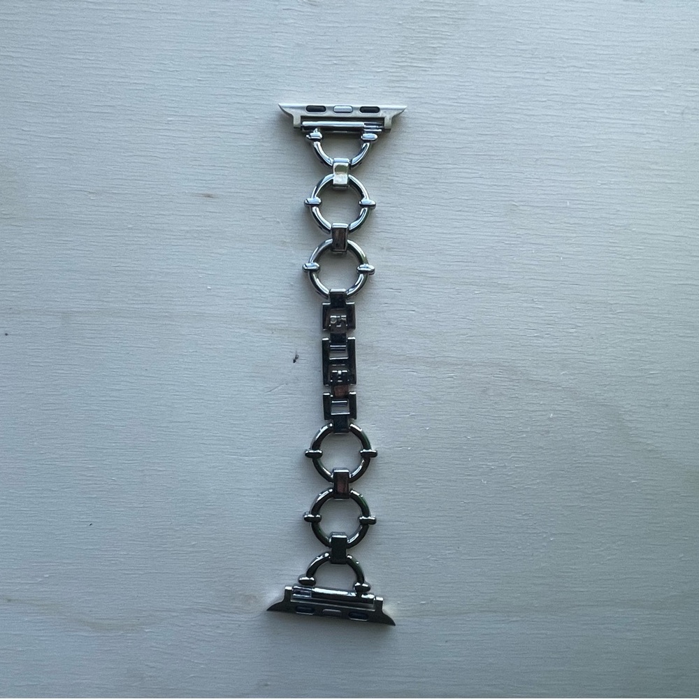 5.5” S/M Simple Chain Apple Watch Band / Silver